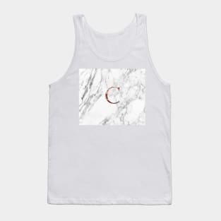 Monogram rose marble C Tank Top